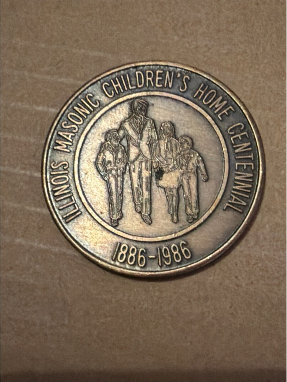 Illinois Masonic Children's Home Centennial 1986 Coin Token Medal